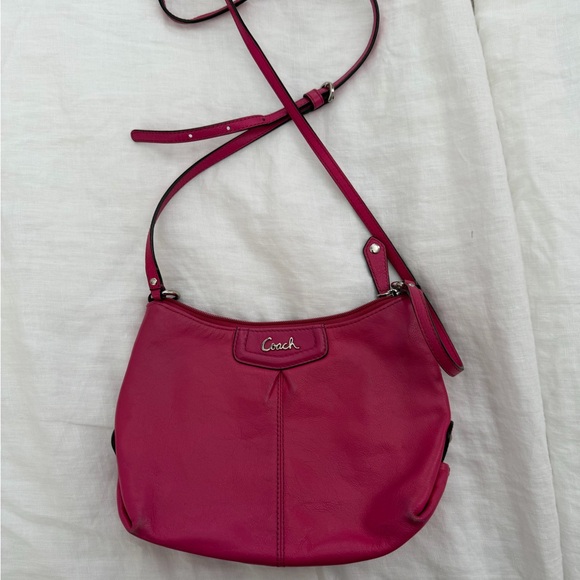 Coach Handbags - Coach Pink Leather Bag